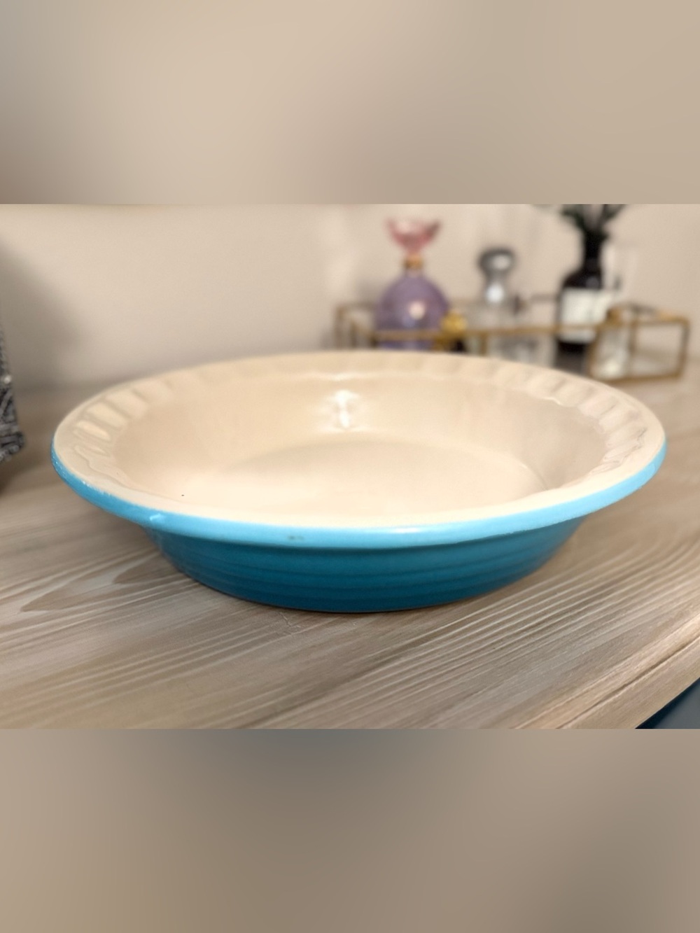Le Creuset Pie Plate Riviera Blue Large